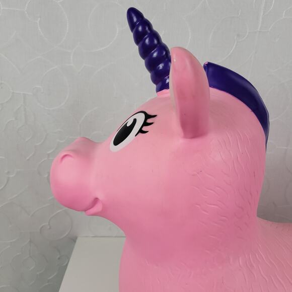 MegaFun Unicorn Bounce A Long Buddies Luna Toddler Animal Toy Age 3+ - Picture 5 of 16